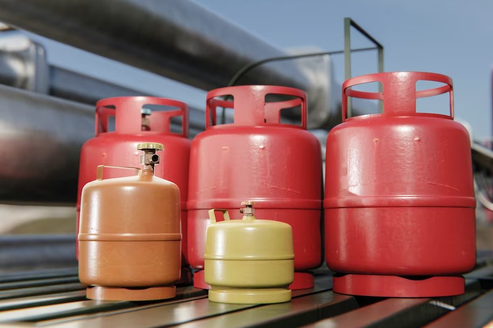 3d rendering of gas cylinder new