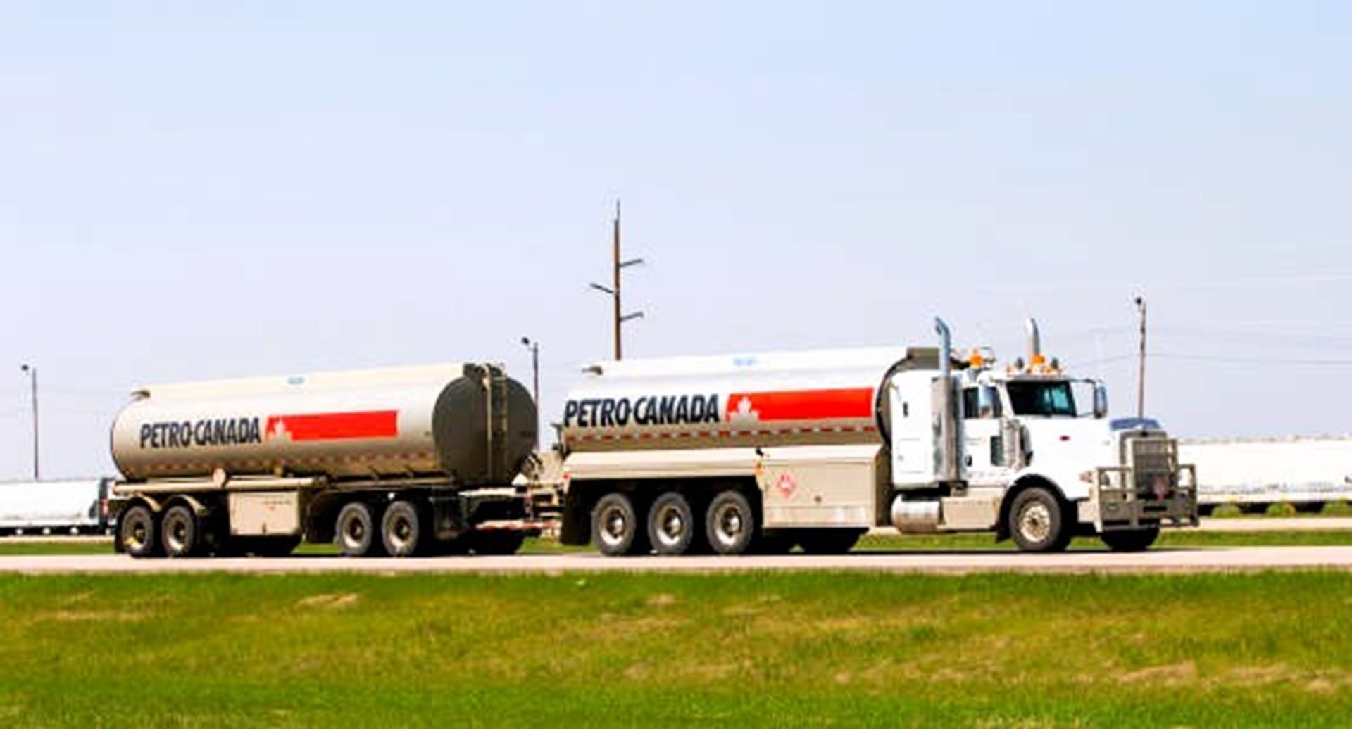 A Petro Canada Truck hauling fuel