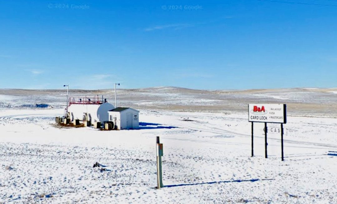 Val Marie site and sign