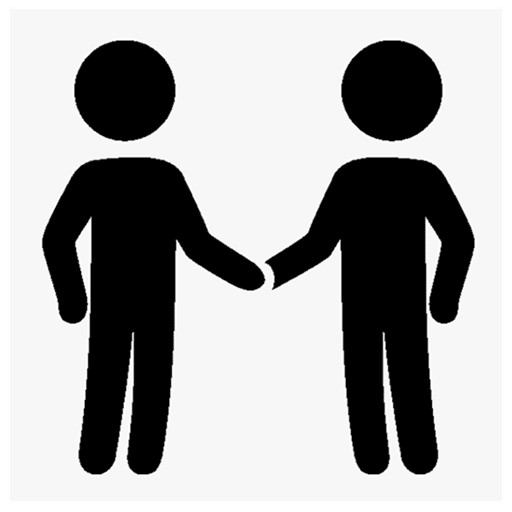 customer greeting icon